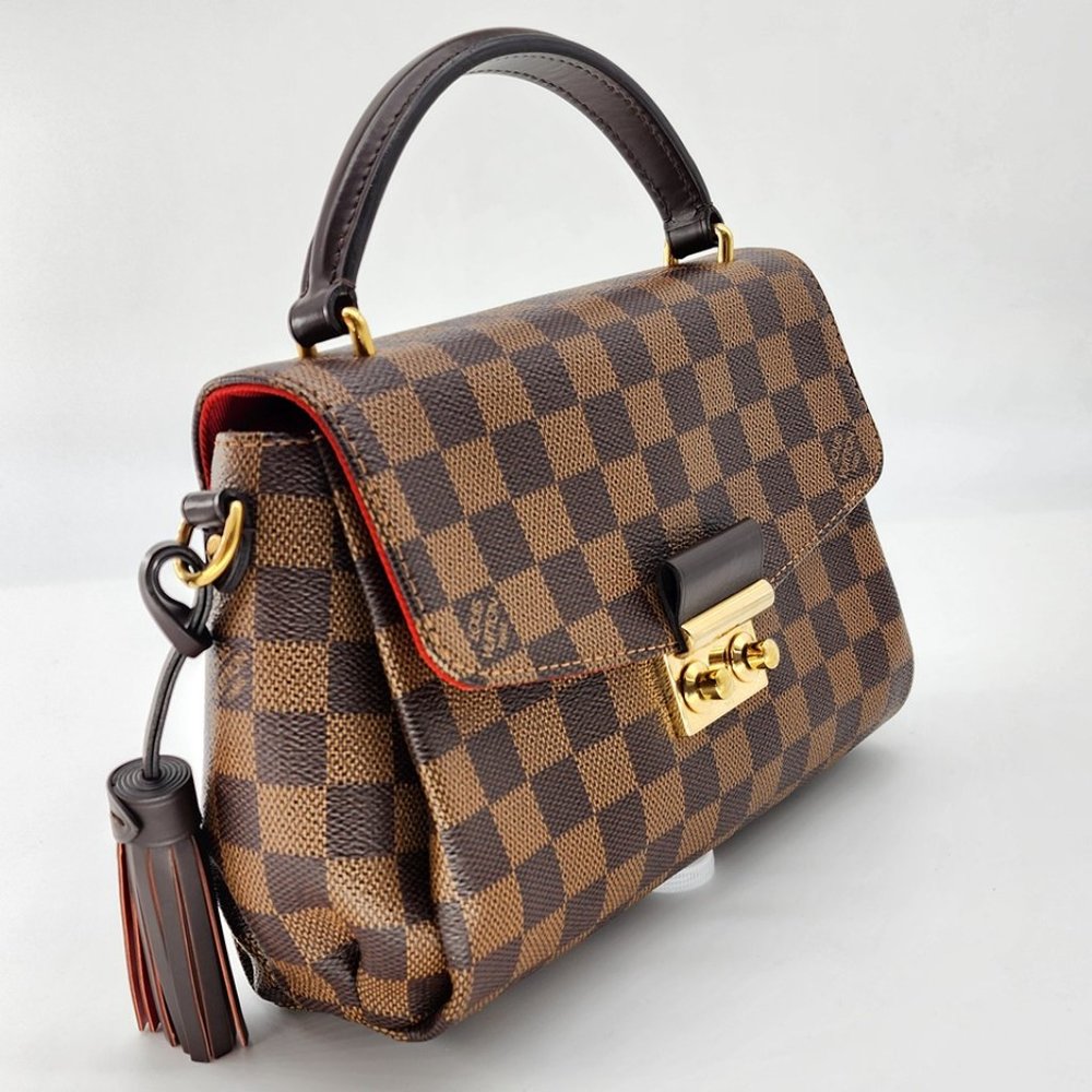 Louis Vuitton Croisette Damier Ebene Canvas Crossbody bag | Like New Condition - Picture 5 of 9
